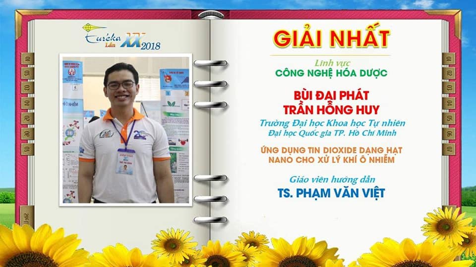 Kết quả Giải thưởng Sinh viên nghiên cứu khoa học lần XX năm 2018