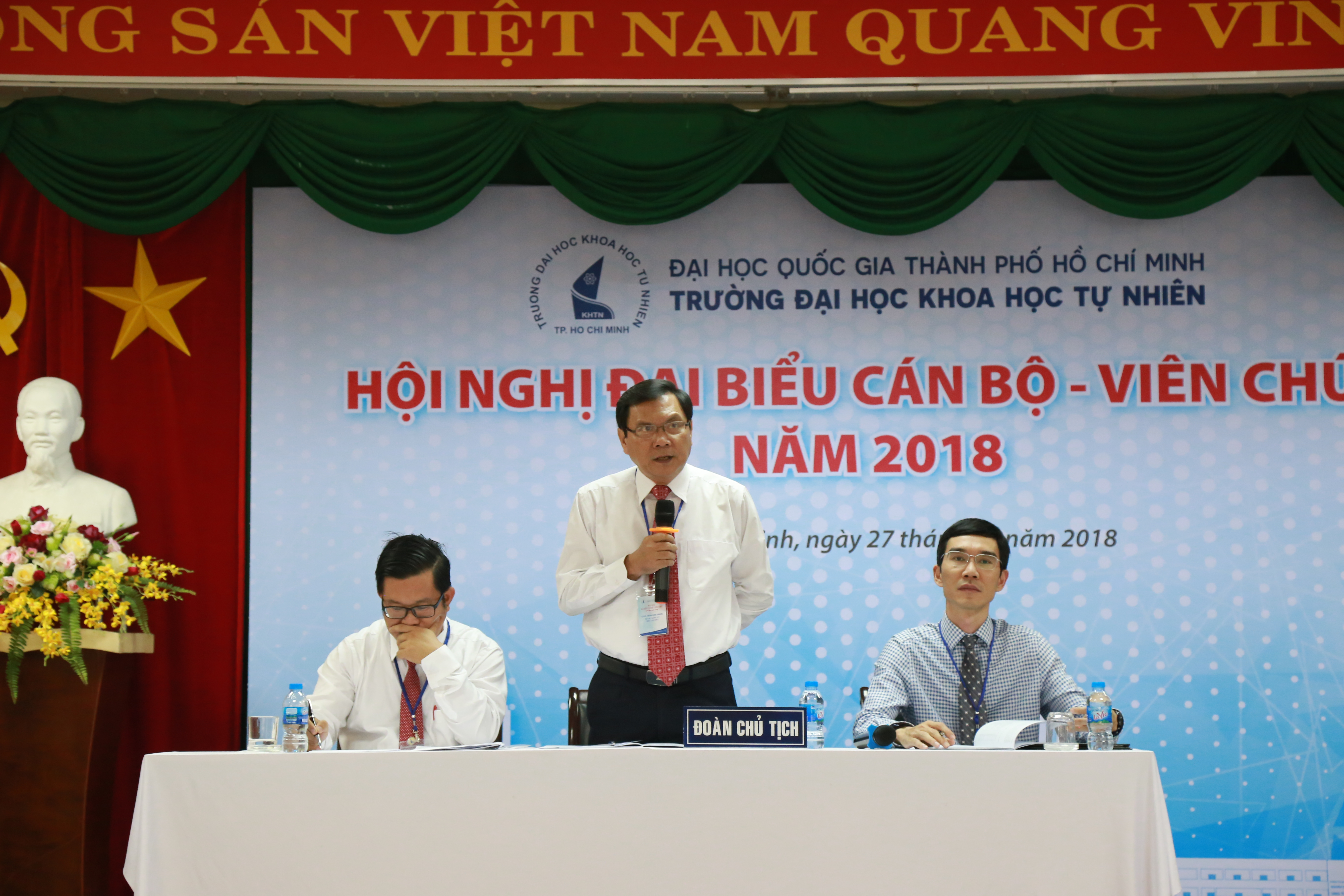 Hội nghị Đại biểu cán bộ – viên chức tài xỉu online
, ĐHQG-HCM, năm 2018