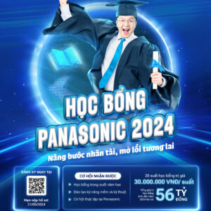 Chương trình học bổng bậc Đại học Panasonic năm 2024