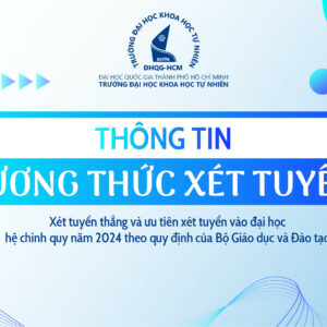 Thông báo PHƯƠNG THỨC XÉT TUYỂN 1: Xét tuyển thẳng và ưu tiên xét tuyển vào đại học hệ chính quy năm 2024 theo quy định của Bộ Giáo dục và Đào tạo