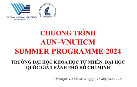 CHƯƠNG TRÌNH AUN-VNUHCM SUMMER PROGRAMME 2024