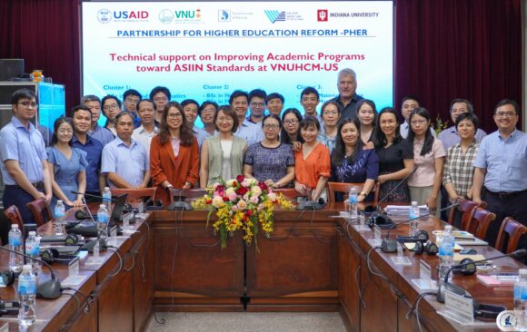 TRƯỜNG ĐẠI HỌC KHOA HỌC TỰ NHIÊN, ĐHQG-HCM ĐÓN TIẾP CHUYÊN GIA USAID PHER ĐẾN TƯ VẤN VỀ CHUẨN KIỂM ĐỊNH ASIIN