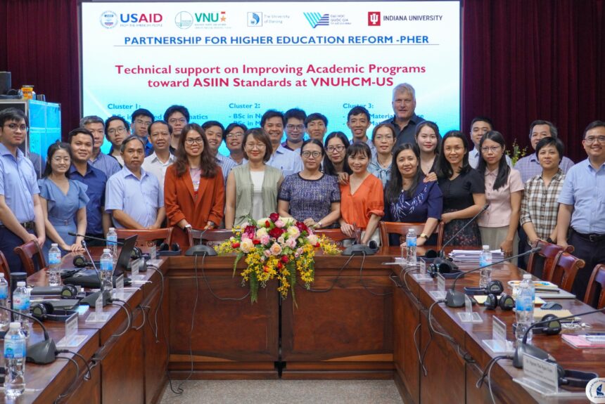 TRƯỜNG ĐẠI HỌC KHOA HỌC TỰ NHIÊN, ĐHQG-HCM ĐÓN TIẾP CHUYÊN GIA USAID PHER ĐẾN TƯ VẤN VỀ CHUẨN KIỂM ĐỊNH ASIIN