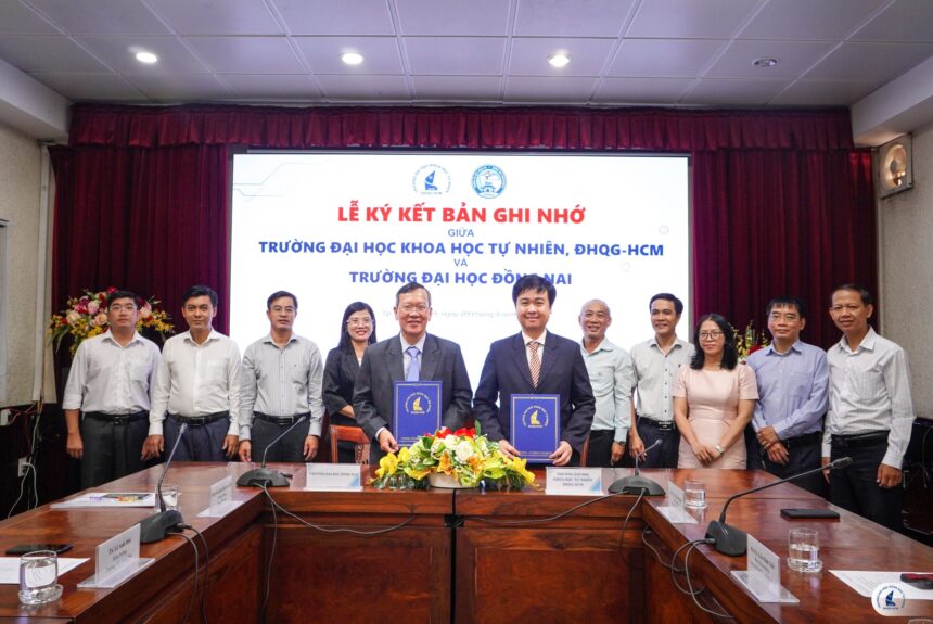 LỄ KÝ KẾT BIÊN BẢN GHI NHỚ HỢP TÁC GIỮA TRƯỜNG ĐẠI HỌC KHOA HỌC TỰ NHIÊN, ĐHQG-HCM VÀ TRƯỜNG ĐẠI HỌC ĐỒNG NAI